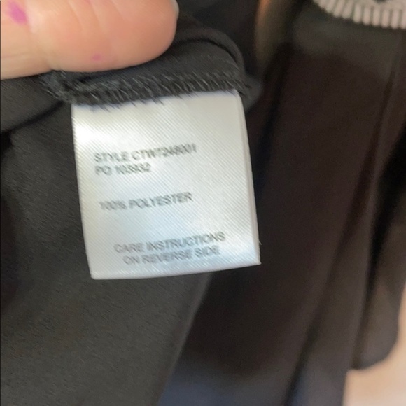 Cruel Denim Women's Georgette black boho western blouse flutter sleeve size L - Picture 9 of 9